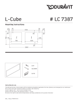 Duravit LC7387 Mounting Instruction