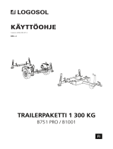 Logosol Perävaunusarja 1300kg Kasutusjuhend