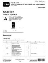 Toro Road Light Kit, 122cm, 132cm, or 152cm Z Master 4000 Series Riding Mower paigaldusjuhend