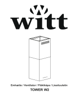 Witt Tower W2 Frithængende emhætte Omaniku manuaal