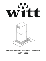 Witt WCT608G vægemhætte Omaniku manuaal