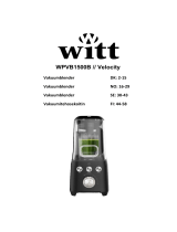 Witt Premium Velocity vacuum blender Omaniku manuaal