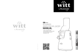 Witt C9600 slowjuicer Omaniku manuaal