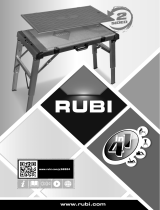 Rubi Folding work bench 4 in 1 Omaniku manuaal
