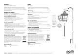 North Light LED-lykta Omaniku manuaal