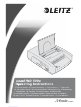 Leitz comBIND 500e Operating Instructions Manual