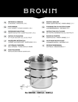 BROWIN 800508 2 In 1 Juice Maker and Steam Cooker Kasutusjuhend