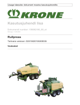 Krone Error messages Kasutusjuhend