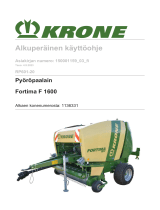 Krone BA Fortima F 1600 (RP601-20) Kasutusjuhend