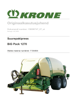 Krone BA BiG Pack 1270 Kasutusjuhend