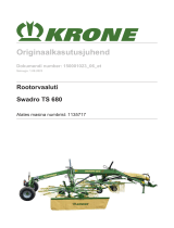 Krone BA Swadro TS 680 Kasutusjuhend