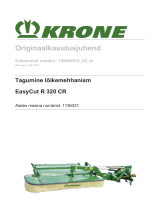 Krone BA EasyCut R 320 CR Kasutusjuhend