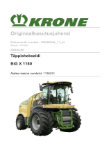 Krone BA BiG X 1180 (BX404-60) Kasutusjuhend