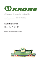 Krone BA EasyCut F 320 CV Kasutusjuhend