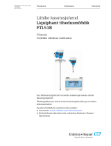 Endres+Hauser KA Liquiphant density FTL51B Short Instruction