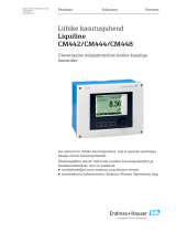 Endres+Hauser KA Liquiline CM442/CM444/CM448 Short Instruction