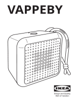 IKEA 605.371.97 VAPPEBY Portable Bluetooth Speaker Kasutusjuhend