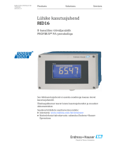 Endres+Hauser KA RID16 Short Instruction