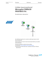 Endres+Hauser KA Micropilot FMR62B PROFIBUS PA Short Instruction