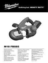 Milwaukee M18 FBS85 Compact Band Saw Kasutusjuhend