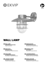 EKVIP 023651 Wall Lamp Kasutusjuhend