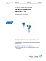 Endres+Hauser KA Micropilot FMR66B PROFIBUS PA Short Instruction