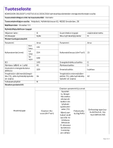 Dometic Drawbar 5S - Product Information Sheet toote info