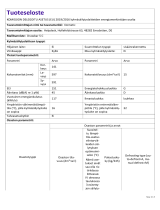 Dometic Drawbar 5C - Product Information Sheet toote info