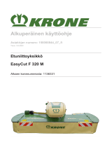 Krone BA EasyCut F 320 M Kasutusjuhend