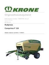 Krone BA Comprima F 125 (RP701-10) Kasutusjuhend