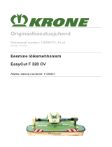 Krone BA EasyCut F 320 CV Kasutusjuhend