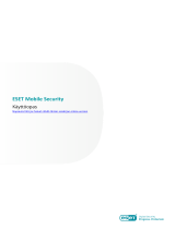 ESET Mobile Security for Android 8 Google Play Omaniku manuaal