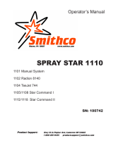 Smithco Spray Star 1110 Kasutusjuhend