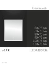 Bauhaus 50×75 cm LED MIRROR paigaldusjuhend