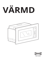 IKEA VÄRMD Microwave Oven Black Kasutusjuhend