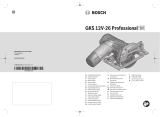 Bosch GKS 12V-26 Professional Kasutusjuhend