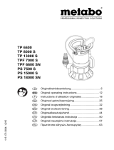 Metabo PS 18000 SN Kasutusjuhend