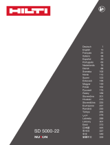 Hilti SD 5000-22 Kasutusjuhend