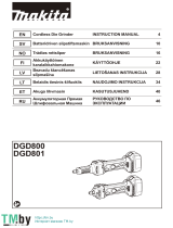 Makita DGD800 Kasutusjuhend