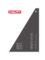 Hilti SID 14­A Cordless Drills and Impact Wrenches Kasutusjuhend