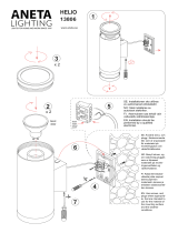 ANETA LIGHTING HELIO 13806 Kasutusjuhend