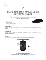 Brainz Home Office Wireless Mouse Kasutusjuhend