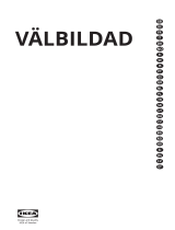 IKEA VALBILDAD Kasutusjuhend