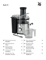 WMF KWM__0001.01 Kult X 500 W Stainless Steel Juicer Kasutusjuhend