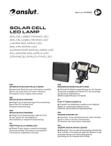 Anslut Solar Cell LED Lamp Kasutusjuhend