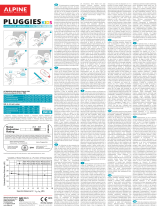Alpine Pluggies Kids Ear Plugs Kasutusjuhend