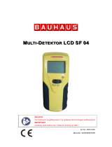 Bauhaus SF 04 Multi Detektor LCD Kasutusjuhend