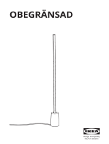 IKEA OBEGRÄNSAD LED Floor Lamp Kasutusjuhend