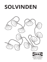 IKEA SOLVINDEN Kasutusjuhend