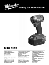 Milwaukee M18 FID3-0X Kasutusjuhend